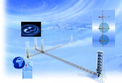 Science & Vie. Installation pour mesurer les variations de l'espace temps